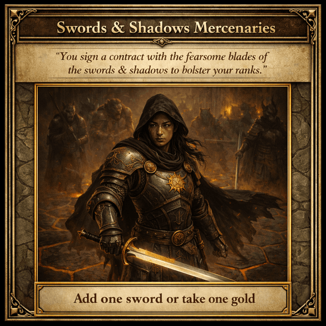 Swords & Shadows Mercenaries