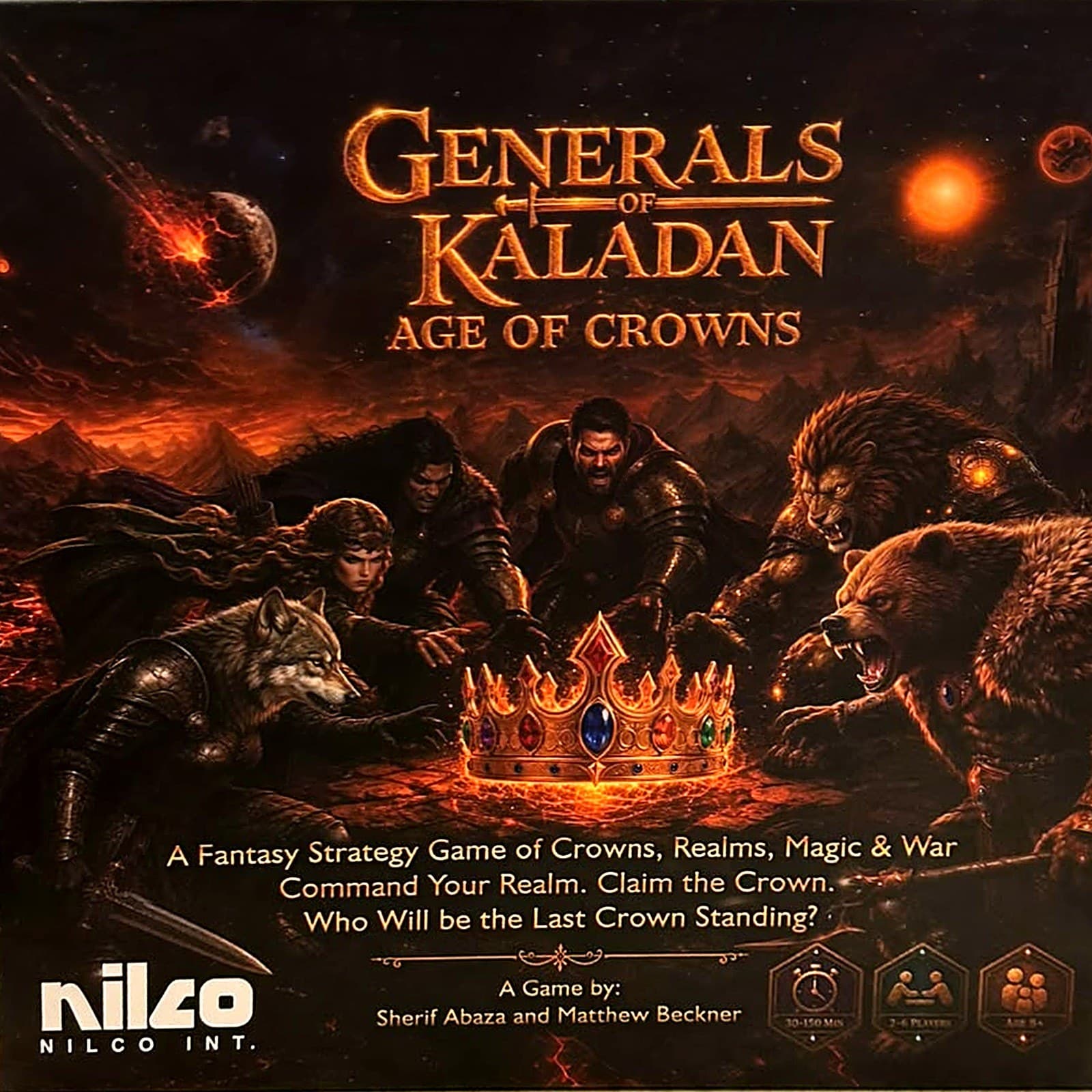 Generals of Kaladan: Age of Crowns, final production box front
