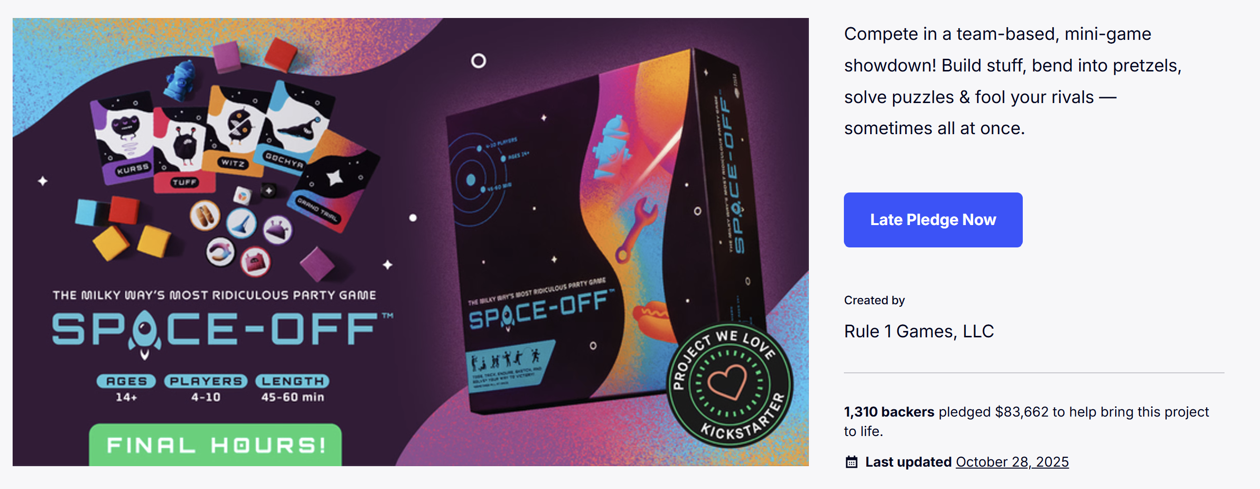 From Pledges to Tables - December 2025 Update on Three Crowdfunded Games