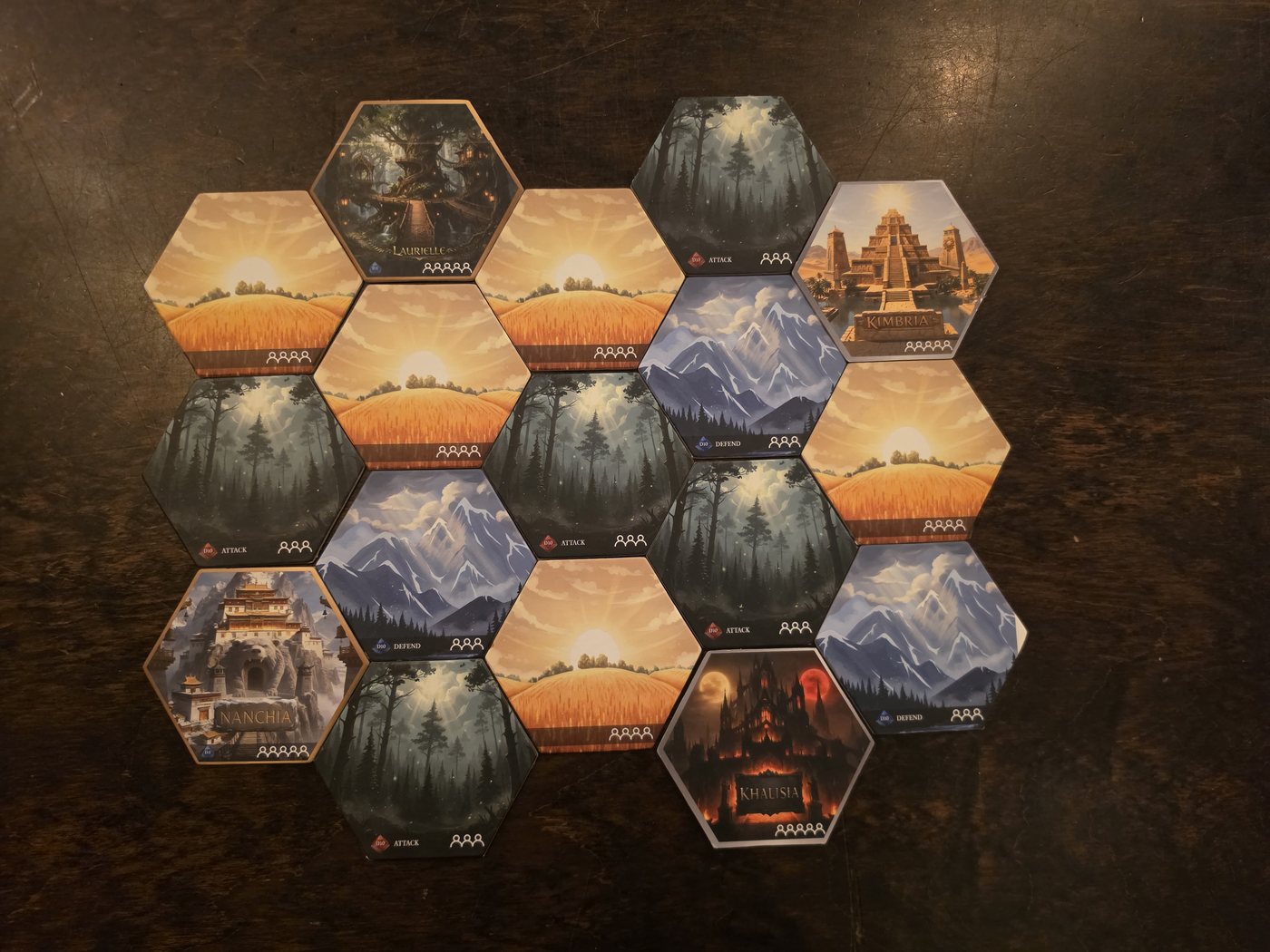 The 4 player world, used for 2v2
