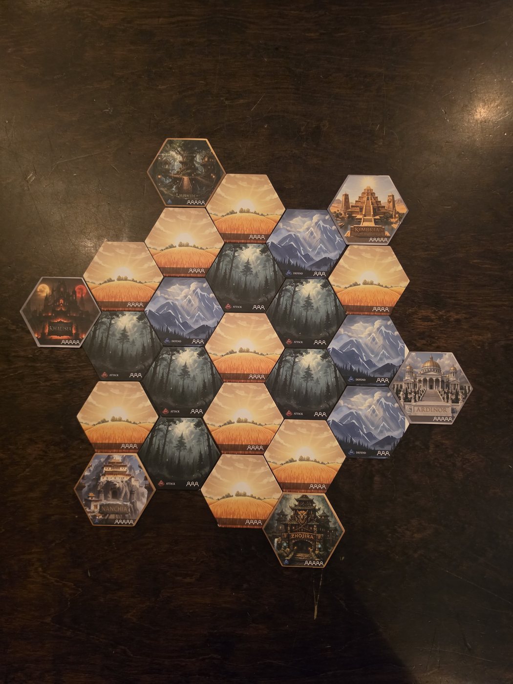 The 6 player world, used for 3v3